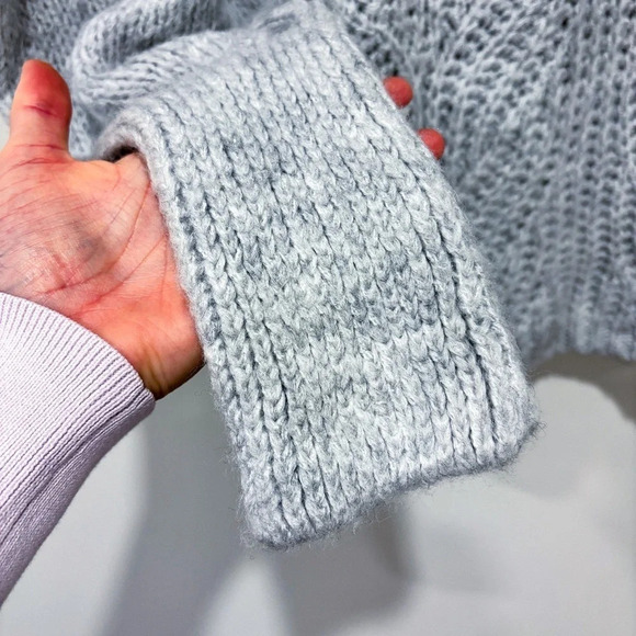 MANGO Grey  Mariposa Sweater - Picture 6 of 9